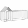 vidaXL Poulailler 3 x 1 x 1,5 m Acier galvanis&eacute;