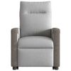 vidaXL Fauteuil inclinable gris nuage tissu