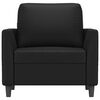 vidaXL Fauteuil Noir 60 cm Similicuir