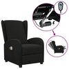 vidaXL Fauteuil électrique de massage Noir Tissu