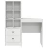 vidaXL Bureau avec tiroir 2 pcs Blanc