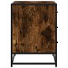 vidaXL Commode chêne fumé 70x41x56 cm bois d'ingénierie