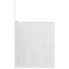 vidaXL Pare baignoire en L 70x120x137 cm 4 panneaux pliables