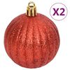 vidaXL Ensemble de boules de No&euml;l 108 pcs Dor&eacute; et rouge
