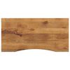vidaXL Dessus de bureau avec courbe 120x50x2,5 cm manguier massif brut