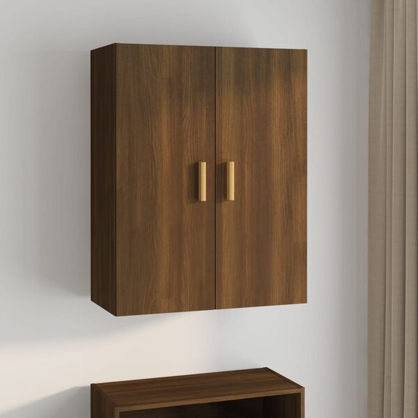 vidaXL Armoire murale suspendue Chêne marron 69,5x34x90 cm