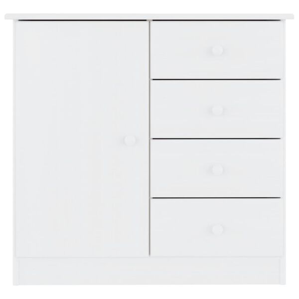 vidaXL Buffet ALTA blanc 77x35x73 cm bois massif de pin