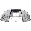 vidaXL Dôme de tente de piscine Transparent 538 x 440 x 204 cm PVC
