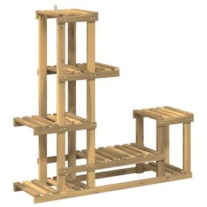 vidaXL Support de Plante Blanc 93,5 x 25 x 91,5 cm