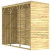 vidaXL Abri de stockage de jardin 100x310x218 cm Bois de pin impr&eacute;gn&eacute;