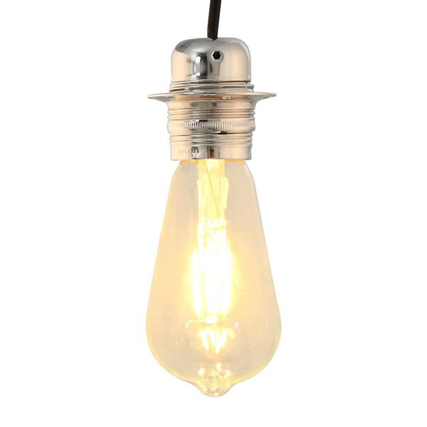 vidaXL Douilles de lampe 2 pcs nickel satin&eacute; E27