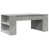 vidaXL Table basse gris b&eacute;ton 102x55x42 cm bois d'ing&eacute;nierie
