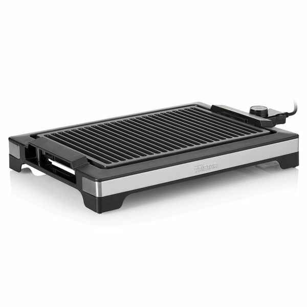 Tristar Plancha et barbecue &eacute;lectrique 2000 W 37x25 cm Noir