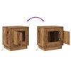 vidaXL Cabinet de chevet Bois ancien 44 x 34,5 x 45 cm