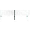 vidaXL Cl&ocirc;ture grillag&eacute;e avec poteau 10 x 0,4 m Acier recouvert de PVC