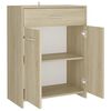 vidaXL Armoire de salle de bain ch&ecirc;ne sonoma bois d&rsquo;ing&eacute;nierie