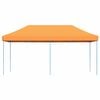 vidaXL Tente de r&eacute;ception pliable escamotable orange 580x292x315 cm