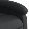 vidaXL Fauteuil inclinable électrique noir cuir véritable