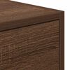 vidaXL Meuble TV 2 pcs ch&ecirc;ne marron 60x31x25,5 cm bois d'ing&eacute;nierie