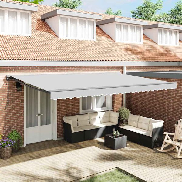 vidaXL Cadre de auvent Anthracite 4 × 3 m