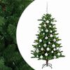 vidaXL Arbre de No&euml;l Artificiel avec Boule 120 cm 150 LED Blanc chaud