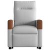 vidaXL Fauteuil inclinable gris nuage tissu