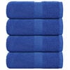 vidaXL Serviettes d'invit&eacute; FROGN 4 pcs bleu 30x50 cm 360 g/m&sup2;