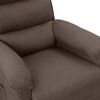 vidaXL Fauteuil inclinable électrique Taupe Tissu