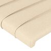 vidaXL Cadre de lit sans matelas cr&egrave;me 90x200 cm tissu