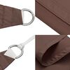 vidaXL Voile de parasol tissu oxford triangulaire 5x5x6 m marron