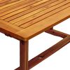vidaXL Ensemble &agrave; Manger de jardin 7pcs bois d'acacia solide textil&egrave;ne
