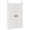 vidaXL Porte de cuisine MEPPEL 2 pcs Blanc 50 x 9 x 82 cm