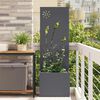 vidaXL &Eacute;cran de confidentialit&eacute; de jardin Anthracite 50 x 140 cm