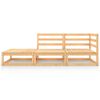 vidaXL Salon de jardin 4 pcs Bois de pin massif