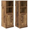 vidaXL Haut Armoire avec tiroir 3 pcs Bois Ancien Bois d'ing&eacute;nierie