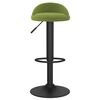 vidaXL Tabourets de bar lot de 2 vert clair velours