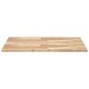 vidaXL Dessus de table rectangulaire 100x80x2 cm bois massif d'acacia
