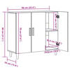 vidaXL Buffet vieux bois 90x34x80 cm bois d'ingénierie