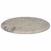 vidaXL Dessus de table Gris &Oslash;50x2,5 cm Marbre