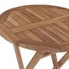 vidaXL Ensemble &agrave; manger de jardin 3 pcs Bois de teck massif