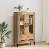 vidaXL Haut Armoire avec tiroir Ch&ecirc;ne artisanal 69,5 x 31 x 115 cm