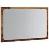 vidaXL Miroir de salle de bain avec lumi&egrave;re LED vieux bois 60x8,5x38cm