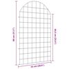 vidaXL Ensemble de clôture de jardin 8 pcs Vert 50 x 80 cm Acier