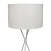 vidaXL Lampadaire avec support haut Blanc