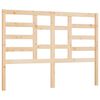 vidaXL T&ecirc;te de lit 126x4x104 cm Bois massif de pin