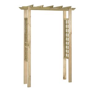 vidaXL Arche pour rosiers 150 x 60 x 204 cm bois impr&eacute;gn&eacute;