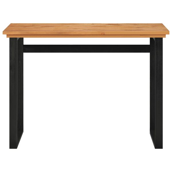 vidaXL Bureau 100x45x75 cm Bois de teck massif