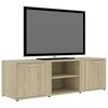 vidaXL Meuble TV Chêne sonoma 120x34x37 cm Bois d’ingénierie