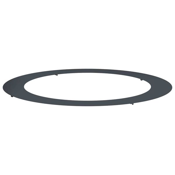 vidaXL adapt&eacute; pour anneau d'arbre plat Anthracite &Oslash;90 / 120 cm Acier