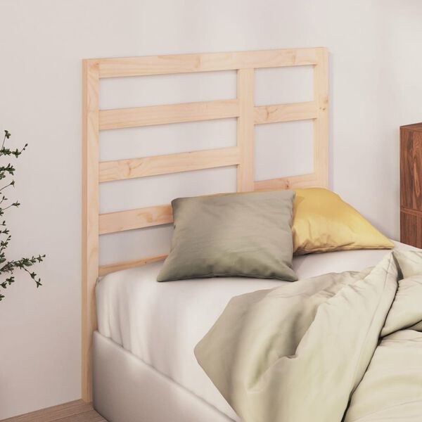 vidaXL T&ecirc;te de lit 81x4x104 cm Bois massif de pin